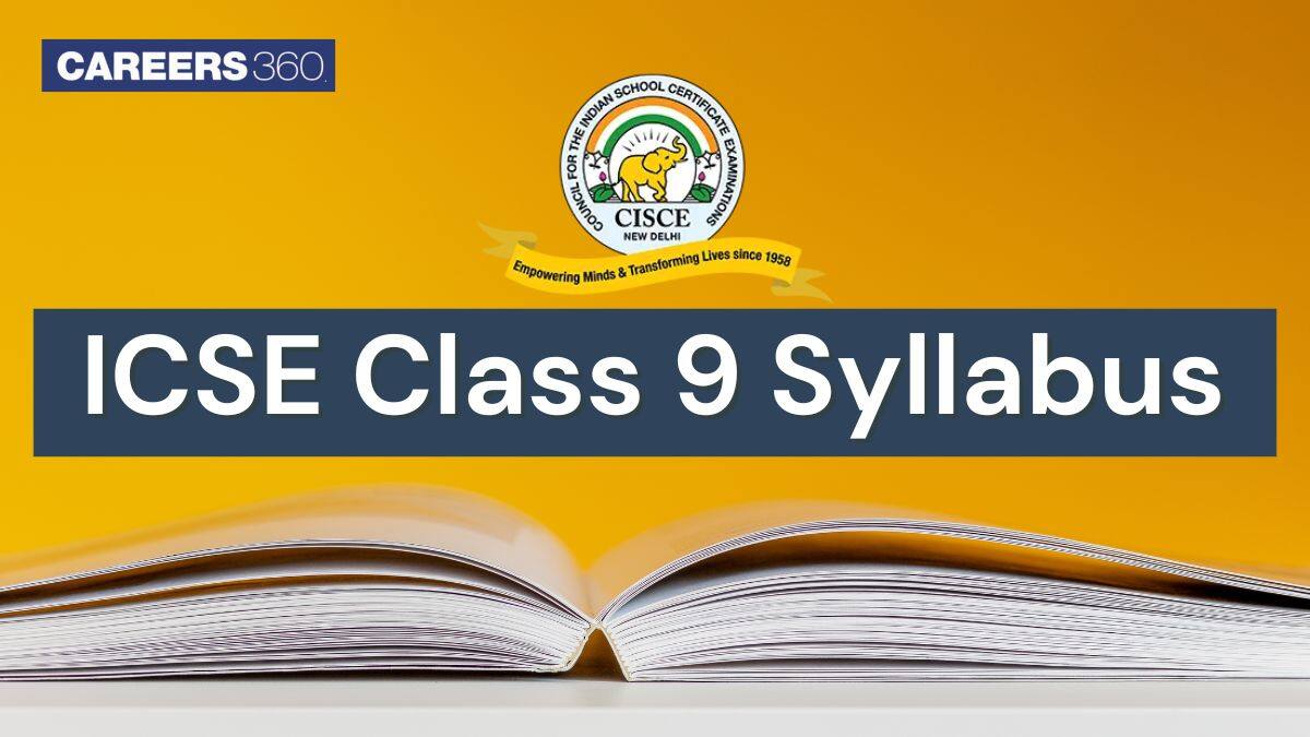 ICSE Class 9 Syllabus 2025-26 for Maths, Biology, Physics, Chemistry, English